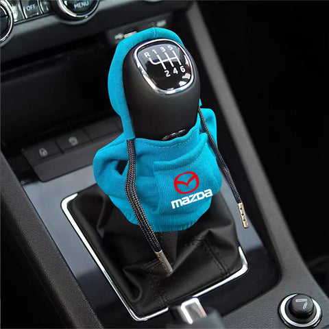 Mazda Miniature Gear Shift Hoodie. Protect your gear lever with this sweet sweatshirt cover